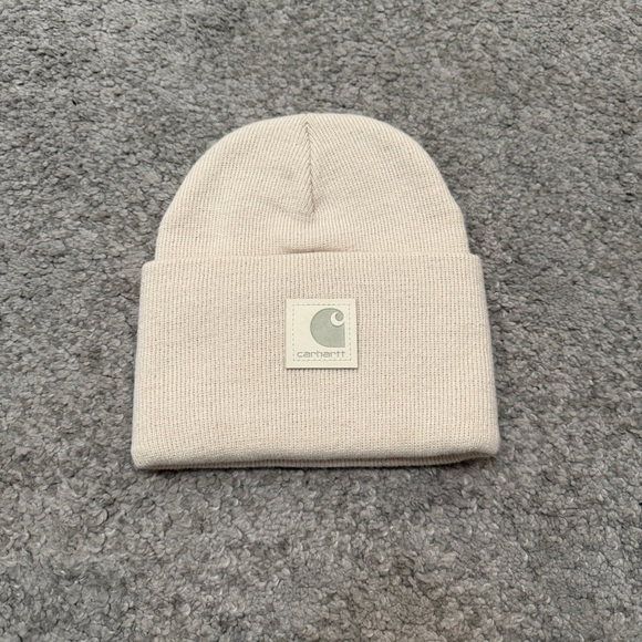 Carhartt Cream Knit Beanie - Picture 1 of 3